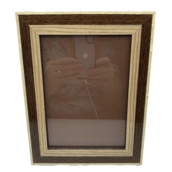Natalini Other - Natalini Wood Picture Frame Made Italy Italian Tan Brown Marquetry For 5" X 7"
